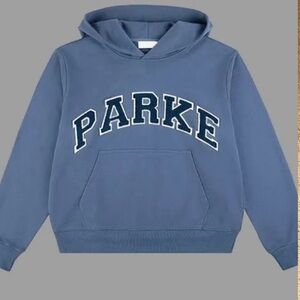 Parke Blue Logo Hoodie